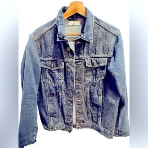 Rare Jean Jacket by Artist ‘Shaw’ Womens or Men Small Keith Haring Inspired